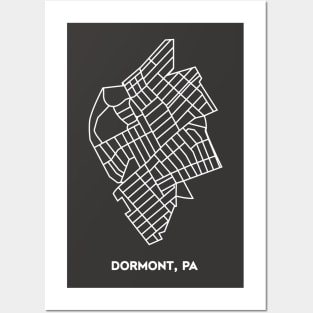 Dormont, Pennsylvania Map Posters and Art